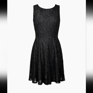 Women's Speechless Little Black Glitter Dress